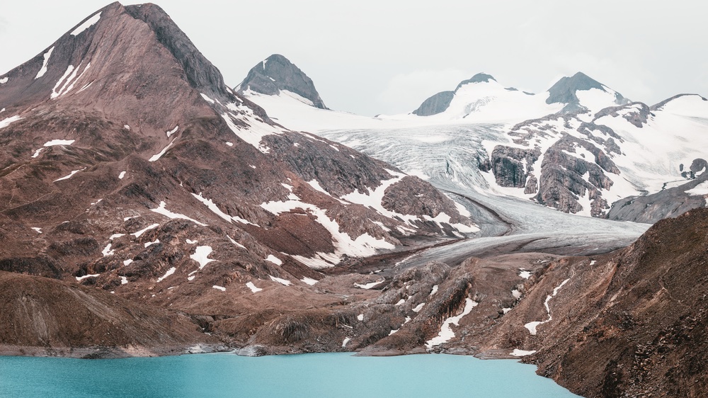 Gletscher in den Alpen