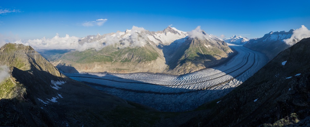 Panorame Aletschgletscher