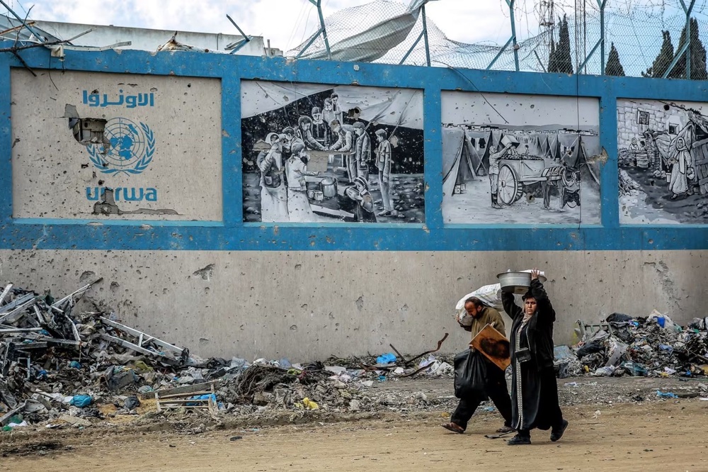 Palästinensisches Paar im Gaza Streifen